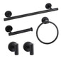 Brushed Nickel Bathroom Hardware Set 5 Pieces, Bathroom Towel Rack Holder Set Wall Mounted, SUS304 Stainless Steel Towel Bar Set - 16 Inch Towel Bar, Toilet Paper Holder, Towel Hooks, Towel Ring