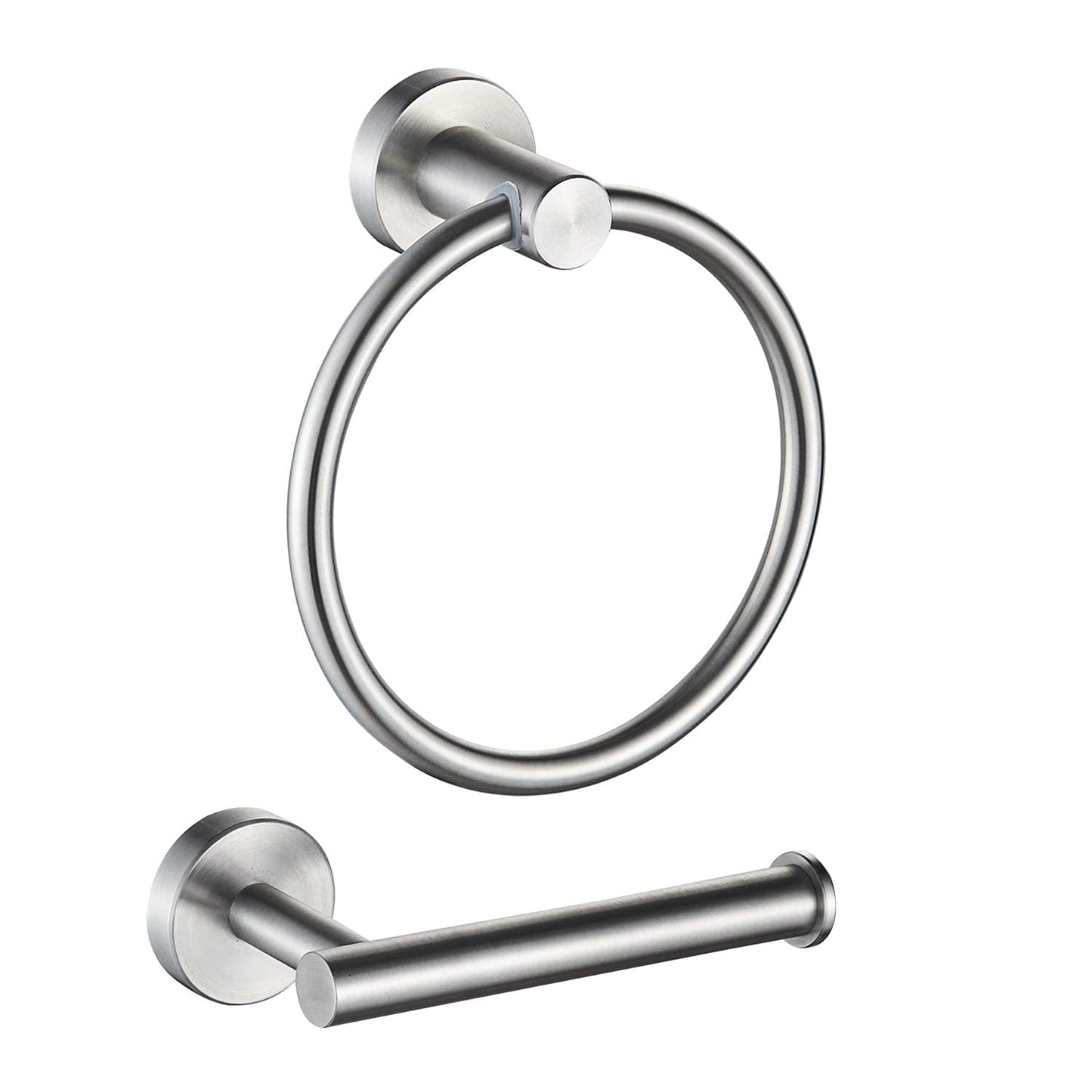 MARMOLUX ACC Matte Black Towel Ring - SUS304 Stainless Steel Wall Mounted Hand Towel Holder for Bathroom - Kitchen & Bathroom Towel Rack - Black Towel Hanger - Bathroom Towel Holder - Hand Towel Rack