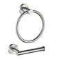 MARMOLUX ACC Matte Black Towel Ring - SUS304 Stainless Steel Wall Mounted Hand Towel Holder for Bathroom - Kitchen & Bathroom Towel Rack - Black Towel Hanger - Bathroom Towel Holder - Hand Towel Rack