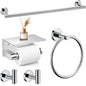 6 Pieces Brushed Gold Bathroom Hardware Accessories Set, SUS304 Stainless Steel 24 Inch Bath Towel Bar Set, Round Bathroom Towel Holder Set, Towel Racks for Bathroom Wall Mounted