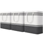 TranquilRelax 3-Pack Laundry Basket, Laundry Hamper, Grey-75L