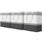 TranquilRelax 3-Pack Laundry Basket, Laundry Hamper, Grey-75L