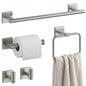 16 in 5-Piece Bathroom Hardware Set, Brushed Nickel
