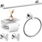 6 Pieces Brushed Gold Bathroom Hardware Accessories Set, SUS304 Stainless Steel 24 Inch Bath Towel Bar Set, Round Bathroom Towel Holder Set, Towel Racks for Bathroom Wall Mounted
