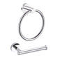 MARMOLUX ACC Matte Black Towel Ring - SUS304 Stainless Steel Wall Mounted Hand Towel Holder for Bathroom - Kitchen & Bathroom Towel Rack - Black Towel Hanger - Bathroom Towel Holder - Hand Towel Rack