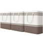 TranquilRelax 3-Pack Laundry Basket, Laundry Hamper, Grey-75L