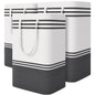 TranquilRelax 3-Pack Laundry Basket, Laundry Hamper, Grey-75L