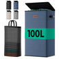 100L Large Capacity Laundry Hamper, Collapsible Laundry Basket Space-Saving, Clothes Hamper with Lid and Removable Bag for Bathroom Bedroom Laundry Room Dorm
