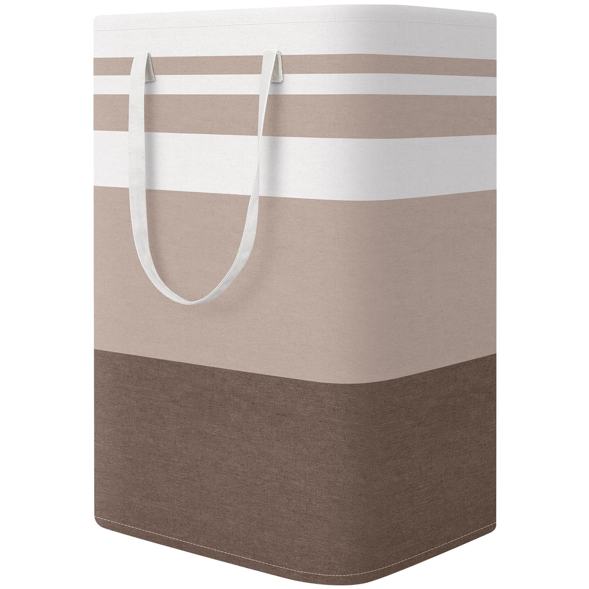 StorageRight Laundry Basket Hamper, 75L Collapsible Clothes Storage, Grey