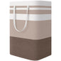 StorageRight Laundry Basket Hamper, 75L Collapsible Clothes Storage, Grey