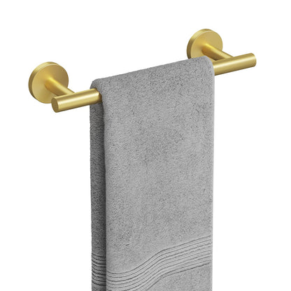 USHOWER Matte Black Towel Bar, 24-Inch Towel Racks for Bathroom