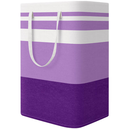StorageRight Laundry Basket Hamper, 75L Collapsible Clothes Storage, Grey