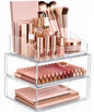 Masirs Clear Cosmetic Storage Organizer, Classy Design, Versatile, Simplifies Your Life
