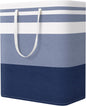 StorageRight Laundry Basket Hamper, 75L Collapsible Clothes Storage, Grey