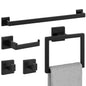 10-Pieces Matte Black Bathroom Accessories, 24 Inch Bathroom Hardware Set
