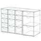 Vtopmart 4 Set Acrylic Desk Organizer with 16 Drawers for Office, Makeup