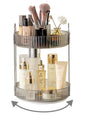 Asayuee 360 Rotating Makeup Organizer for Vanity,2 Tier Large Capacity Skincare Organizers,Bathroom Counter Organizer, Spinning Perfume Organizer & Vanity Organizer (Green-2 Tier)