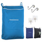 TFLC Over the Door Hanging Laundry hamper bag, 18x4.75x28", Beige-L