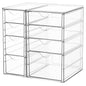 Vtopmart 4 Set Acrylic Desk Organizer with 16 Drawers for Office, Makeup