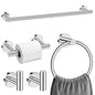 10 Pieces Matte Black Bathroom Hardware Accessories Towel Bar Set Black Towle Racks for Bathroom Wall Mounted Stainless Steel Toilet Paper Holder Towel Holder Kit