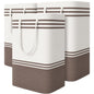 TranquilRelax 3-Pack Laundry Basket, Laundry Hamper, Grey-75L