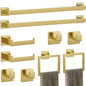 10-Pieces Matte Black Bathroom Accessories, 24 Inch Bathroom Hardware Set