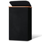 Vincona Slim Laundry Basket with Lid, Narrow Dirty Clothes Hampers for Laundry with Handle, Skinny Laundry Bin for Laundry Room, Dorm, Bedroom and Bathroom, 19.8 Gallon (75L) Black