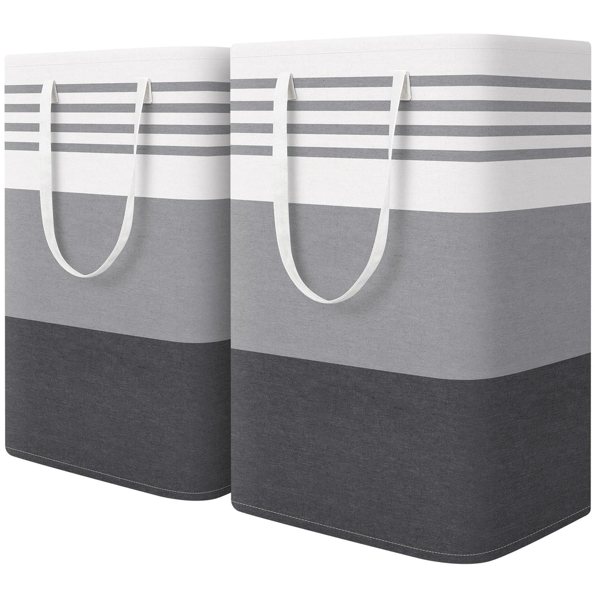 WOWBOX 2 Pack Laundry Baskets, Collapsible Dirty Clothes Laundry Hampers