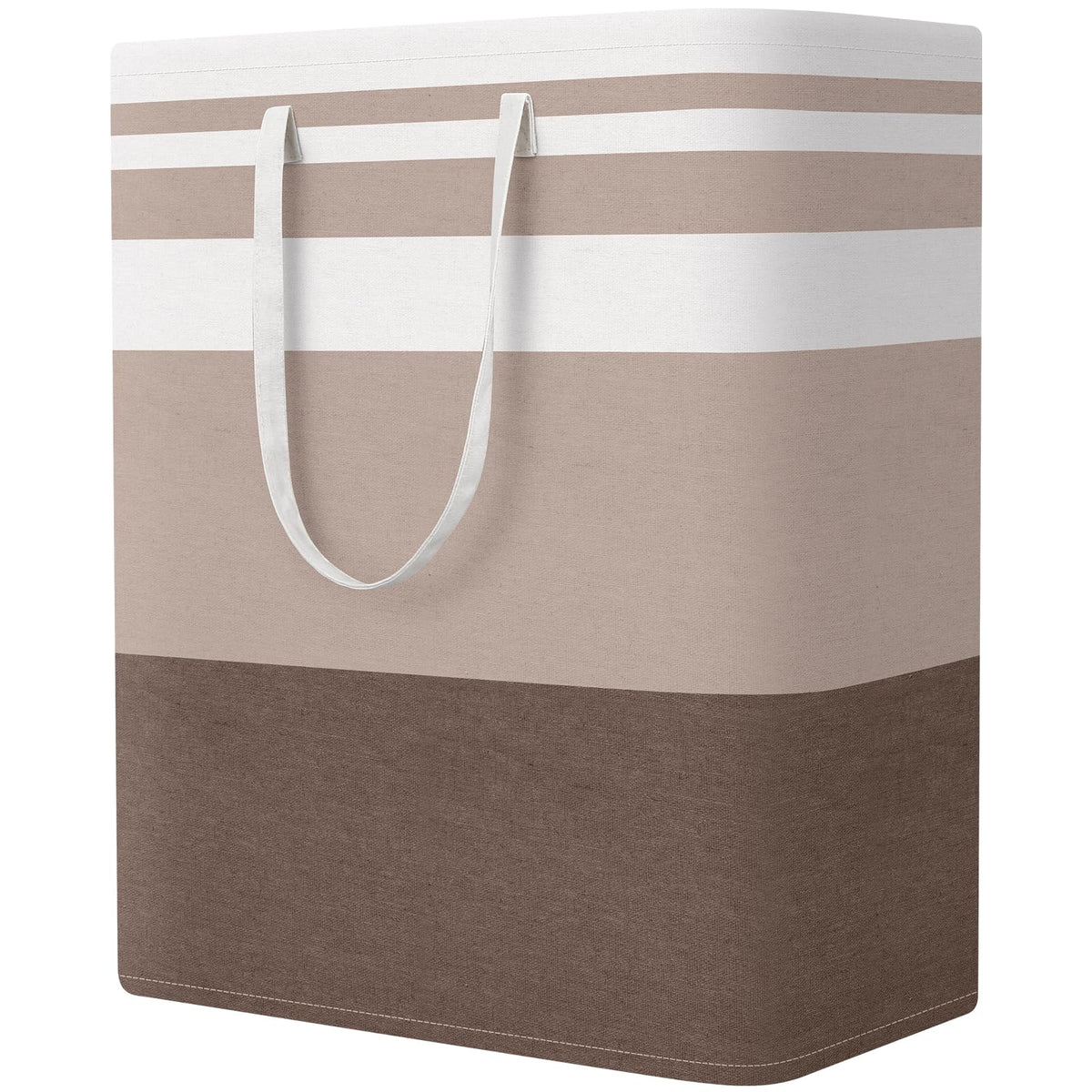 StorageRight Laundry Basket Hamper, 75L Collapsible Clothes Storage, Grey