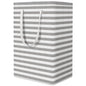 StorageRight Laundry Basket Hamper, 75L Collapsible Clothes Storage, Grey