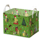 Winnie Nursery Decor, the Pooh Baby Stuff, Winnie Storage Nursery Basket, Large squarecanvas Laundry Hamper With A Waterproof PECoating, Foldable, Toys Bin, Baby Nursery HamperDecor, Classic