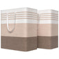 WOWBOX 2 Pack Laundry Baskets, Collapsible Dirty Clothes Laundry Hampers
