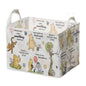 Winnie Nursery Decor, the Pooh Baby Stuff, Winnie Storage Nursery Basket, Large squarecanvas Laundry Hamper With A Waterproof PECoating, Foldable, Toys Bin, Baby Nursery HamperDecor, Classic