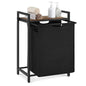 VASAGLE Laundry Hamper with Shelf, 2 Pull-Out Bags, 2 x 12.1 Gallons (46 L)