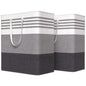 WOWBOX 2 Pack Laundry Baskets, Collapsible Dirty Clothes Laundry Hampers