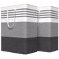 WOWBOX 2 Pack Laundry Baskets, Collapsible Dirty Clothes Laundry Hampers
