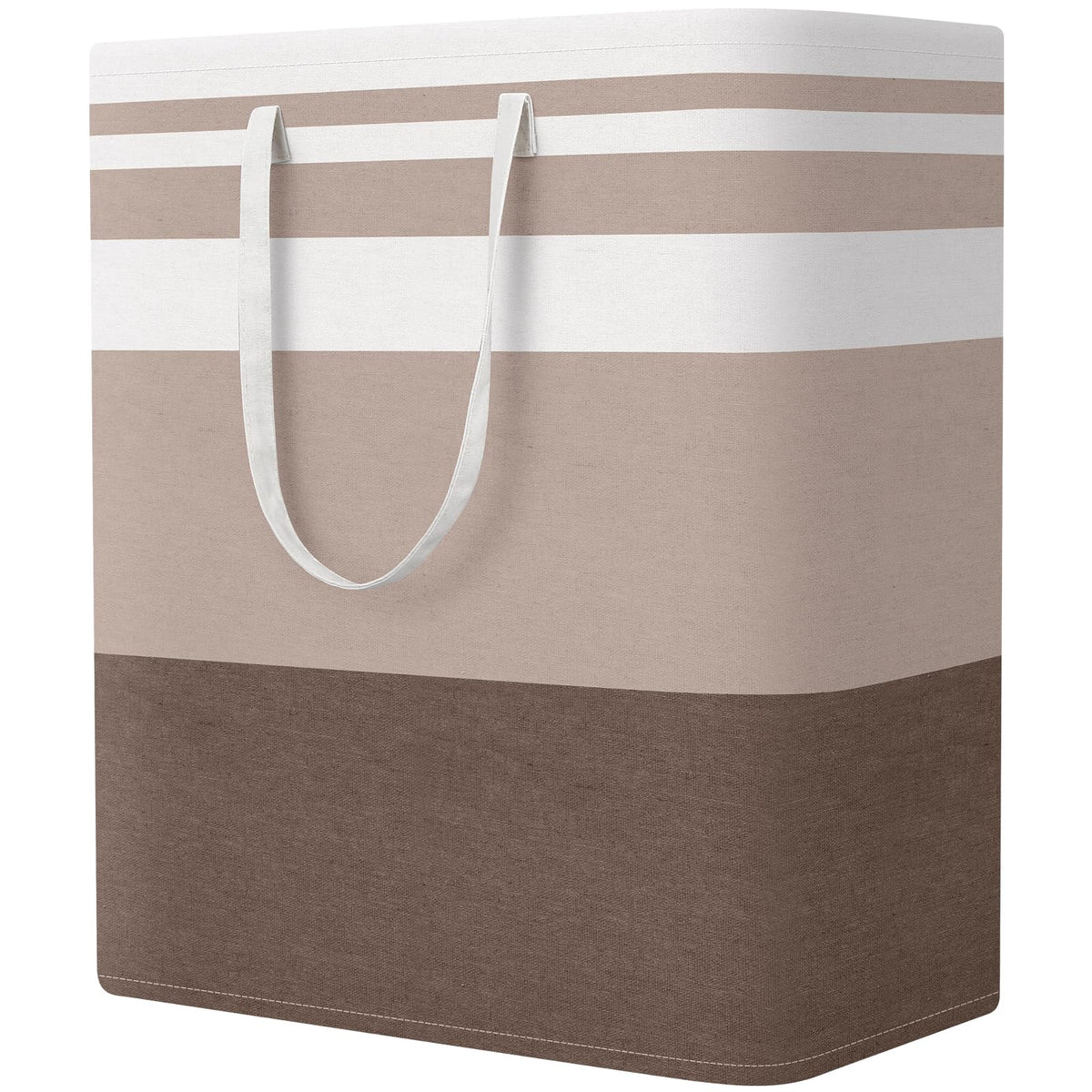 StorageRight Laundry Basket Hamper, 75L Collapsible Clothes Storage, Grey