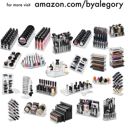 Acrylic Rollerball Perfume Organizer Beauty Scent Holder 24 Space Organization Refillable Container Tall Scented Oil Storage Display Case (2)