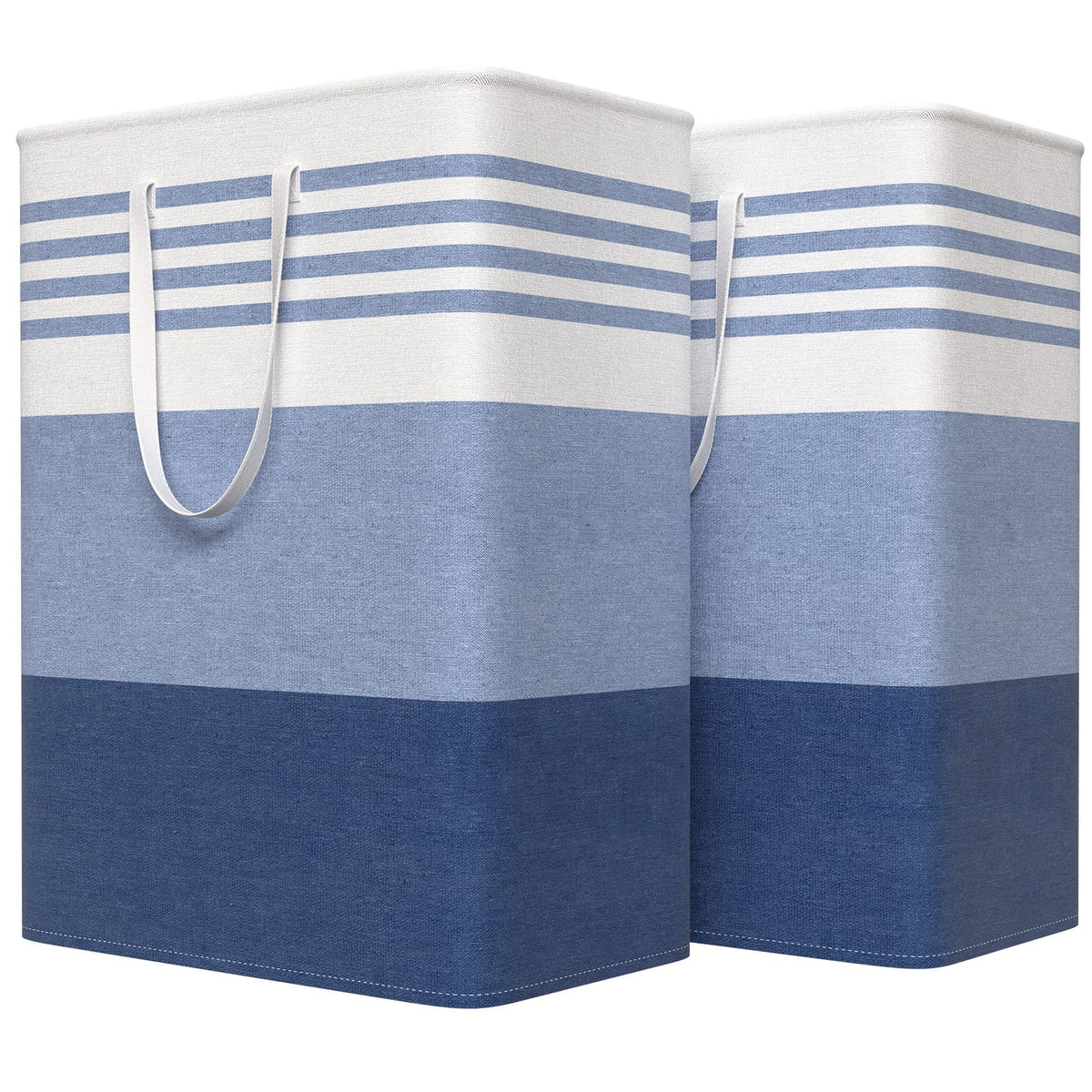WOWBOX 2 Pack Laundry Baskets, Collapsible Dirty Clothes Laundry Hampers