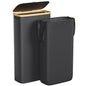 Foluck 100L Laundry Hamper with Lid Removable Bag and Bamboo Handles