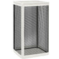 STORAGE MANIAC Mesh Laundry Hamper, 23.7 Gal. Tall Laundry Basket for Airflow, Strong Metal Dirty Clothes Hamper for College Dorm, Bedroom, Bathroom, Clothes Bin, White & Black